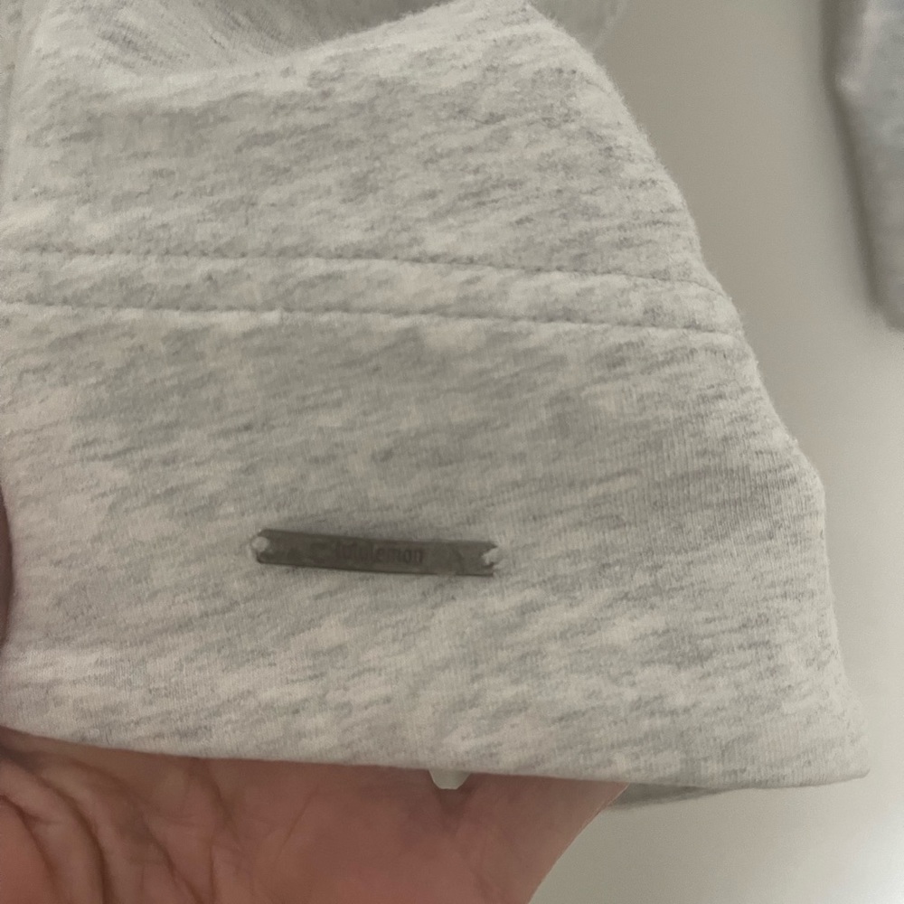 Versatile Lululemon Snap Button Cowl Neck Grey Sw… - image 4